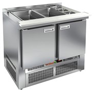 Стол для салатов HICOLD SLE3-11GN полипропилен, без крышки E243483