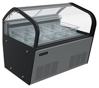 Витрина для мороженого Carboma I60 VL 0,8-1 JOY нержавеющая сталь E220556