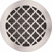 Круглая вентиляционная решетка мебельная РЭД-Decor/плоская/НС/2 мм 9541697383745