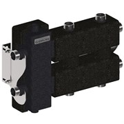 Распределительная гребенка Gidruss BM-60 3DU.EPP 1 х1 , 2вых., сталь черная BM 6001T 20