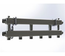 Распределительная гребенка Gidruss MK-100 3 1 1/4 х1 , 4вых., сталь черная 1M 01002 17