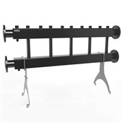Распределительная гребенка Gidruss MK-600 5x32 1 1/4 х1 1/4 , 5вых., сталь черная фланцевый Ду80 1P 06004 18