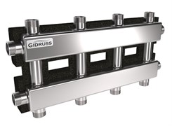 Распределительная гребенка Gidruss MKSS-60 5DU.EPP 1 х1 , 5вых., сталь нерж. MK 60A4T 20