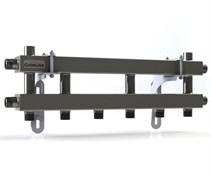 Распределительная гребенка Gidruss MKSS-40 4D 3/4 х3/4 , 4вых., сталь нерж. 1J 00403 17