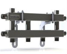 Распределительная гребенка Gidruss MKSS-40 3D 3/4 х3/4 , 3вых., сталь нерж. 1J 00402 17