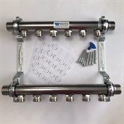 Коллектор Watts HLV2000-VA VA06 1 х3/4 , 6вых., сталь нерж., (компл) 10080778