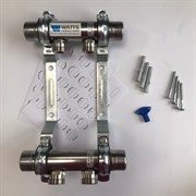 Коллектор Watts HLV2000-VA VA02 1 х3/4 , 2вых., сталь нерж., (компл) 10080774