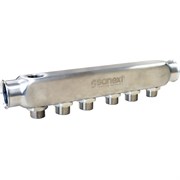 Коллектор Sanext 1 1/4 х1/2 , 6вых., сталь нерж. 8576