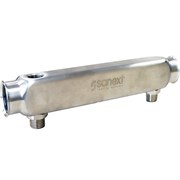 Коллектор Sanext 1 1/2 х1/2 , 2вых., сталь нерж. 8582