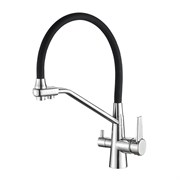 Смеситель для кухни AQUANIKA COMFORT хром/черный, AQC013CRBL TAQC013CRBL