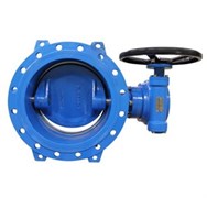 Затвор дисковый межфланц. DN900, PN25, Tecofi VP4251 08 Tecwat, чугун, редуктор со штурвалом VP4251-08EP0900