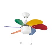 Вентилятор с подсветкой Faro PALAO MULTI COLOR (33179) M43861