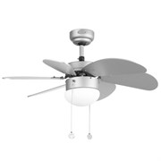 Вентилятор с подсветкой Faro PALAO GREY (33186) M43865