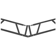 Кронштейн прогиб Atlas Cоpco BT 90, 15 град. 136-027774