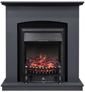 Пристенный электрокамин Royal Flame Barсelona дуб серый с очагом Fobos FX Black/Brass M233313