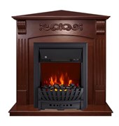 Угловой электрокамин Royal Flame Sorrento угл.(Орех) с очагом Aspen Black M210721