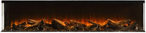 Линейный электрокамин British Fires New Forest 1900 with Deluxe Real logs M234608