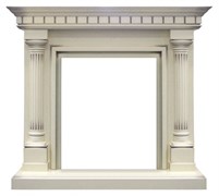 Классический портал для камина Royal Flame Dallas под классический очаг (Слоновая кость с патиной) M35304