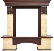 Классический портал для камина Firelight Forte Classic Бежевый/Тёмный дуб M51412