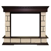 Широкий портал Royal Flame Shateau [Шато] под очаг Dioramic 28 LED FX Темный дуб M96987