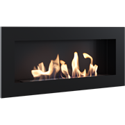 Настенный биокамин Kratki DELTA 2 SLIM черный, TUV M183734
