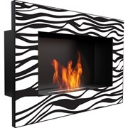 Настенный биокамин Kratki DELTA ZEBRA(400*600), TUV M17650