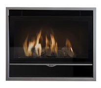Встраиваемый газовый камин Karma ELEGANCE 67 Exclusive Medium line 30 silver M68751