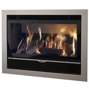 Встраиваемый газовый камин Karma ELEGANCE 67 Exclusive Huge line 60 silver M68752