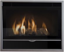 Встраиваемый газовый камин Karma ELEGANCE 67 EXCLUSIVE Huge line 60 silver metallic NG M188510