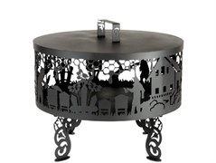 Уличный камин Fire bowls Медовая фантазия (60х60х3) M193669