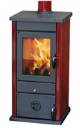 Дровяная печь MBS VESTA ECO DARK RED M224286