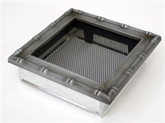 Вентиляционная решетка Kratki 17х17 Диана хром 17DS M111833