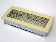 Вентиляционная решетка для камина Kratki 11х24 бежевая 24K M111871