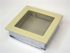 Вентиляционная решетка для камина Kratki 17х17 бежевая 17K M111857