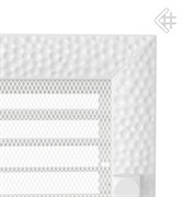 Вентиляционная решетка для камина Kratki 17x30 Venus белая с жалюзи 30VBX M111233