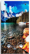 Газовый проточный водонагреватель VilTerm S13 Print (Горы) M225534