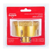 Коронка алмазная универсальная Elitech 83 мм х М14 167-155637