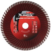 Алмазный диск MATRIX Турбо 180х22,2 мм (сухая резка) 142-119354