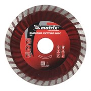 Диск алмазный отрезной MTX Turbo 110 х 20 мм, сухая резка, с переходным кольцом на 16 мм 142-153478