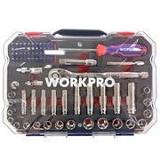 Набор инструментов WORKPRO 3/8  75шт 344-220714