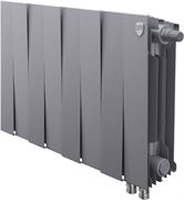 Биметаллический радиатор Royal Thermo Pianoforte 300 VD 8 секц. Silver Satin M241341