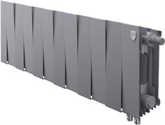 Биметаллический радиатор Royal Thermo Pianoforte 200 VD 12 секц. Silver Satin M241383