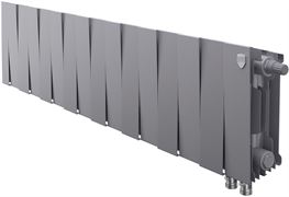 Биметаллический радиатор Royal Thermo Pianoforte 200 VD 16 секц. Silver Satin M241389