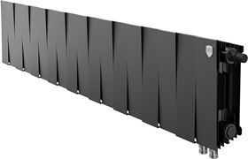 Биметаллический радиатор Royal Thermo Pianoforte 200 VD 18 секц. Noir Sable M241394