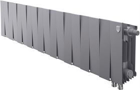 Биметаллический радиатор Royal Thermo Pianoforte 200 VD 18 секц. Silver Satin M241396