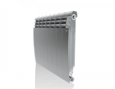 Биметаллический радиатор Royal Thermo Biliner 500 VD 8 секц. Silver Satin M185196