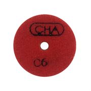 Алмазный гибкий шлифовальный диск CHA C6 50x7,0 №2 гранит wet красный 603-088983