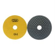 Алмазный гибкий шлифовальный диск CHA C3 100x2,0 №3 мрамор wet желтый 603-088976