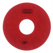 Алмазный гибкий шлифовальный диск CHA C6 100x7,0 №2 гранит wet красный 603-088987