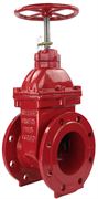 Задвижка клиновая ABRA A40 Ду40 Ру16 красная пожарная с индикатором положения со штурвалом D040-00898